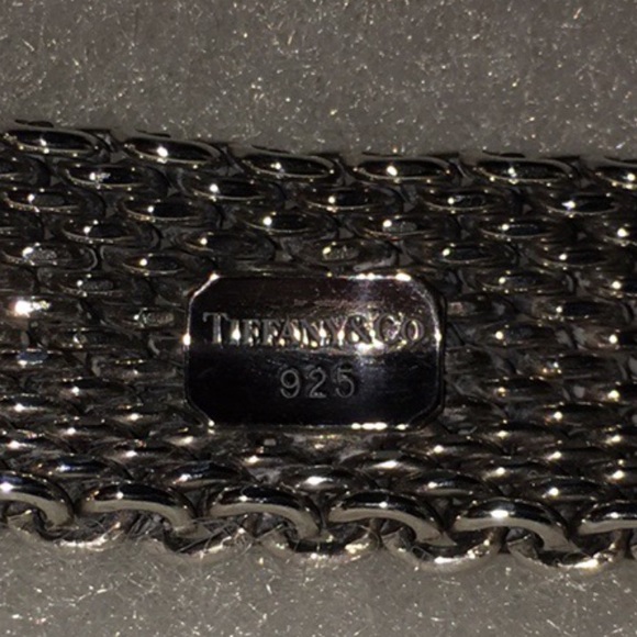 Tiffany & Co. Somerset Mesh Weave Bangle Bracelet - Picture 4 of 7